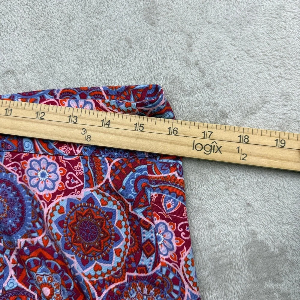Magnolia Grace A-Line Skirt Women's Medium Mandala Colorful Boho Hippie Festival